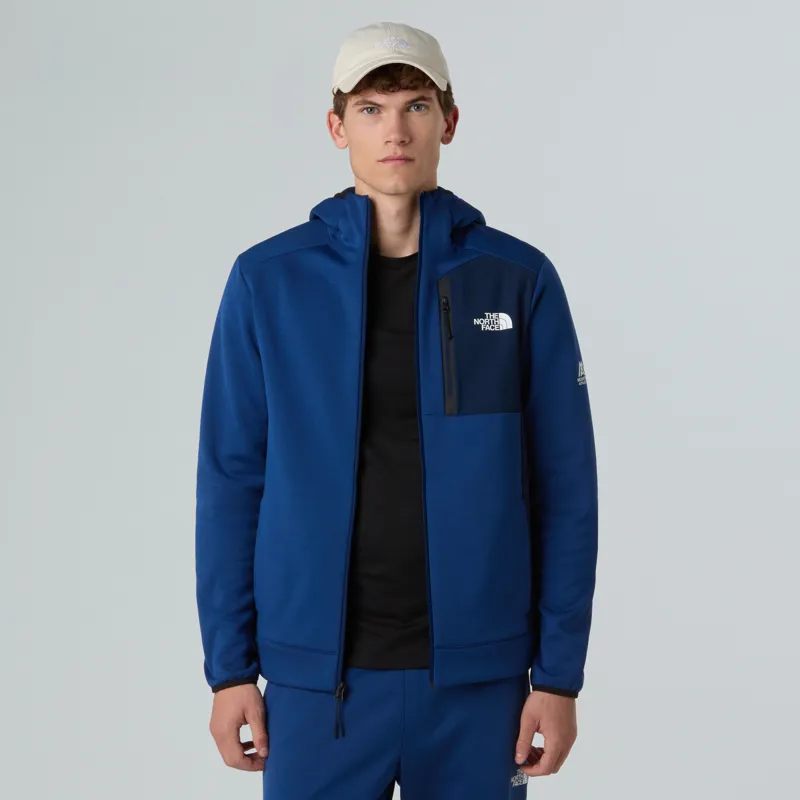 The North Face Men's MA Fleece Full-Zip Jacket in Estate Blue/Summit Navy-5