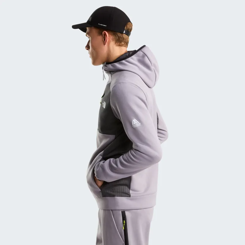 The North Face Men's MA Fleece Full-Zip Jacket in Transcendent Grey/Anthracite Grey-4