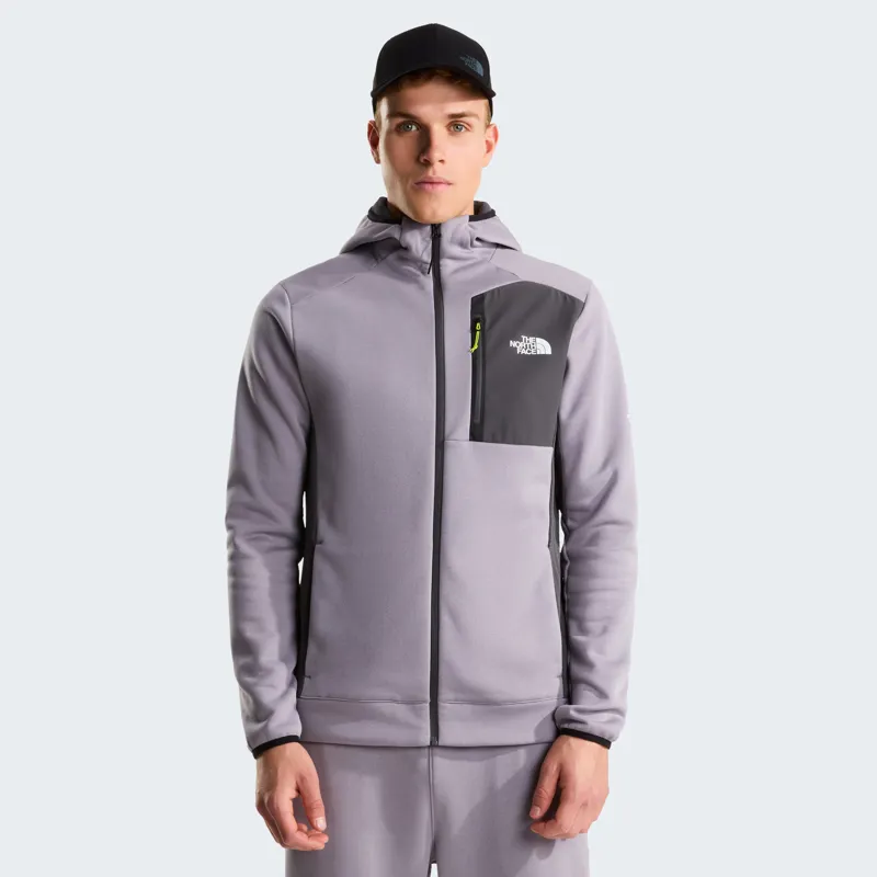 The North Face Men's MA Fleece Full-Zip Jacket in Transcendent Grey/Anthracite Grey-2