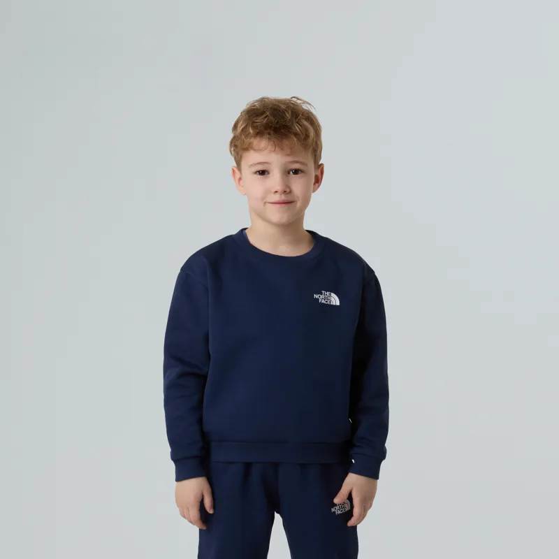 The North Face Kid's Simple Fleece Set in Summit Navy-3