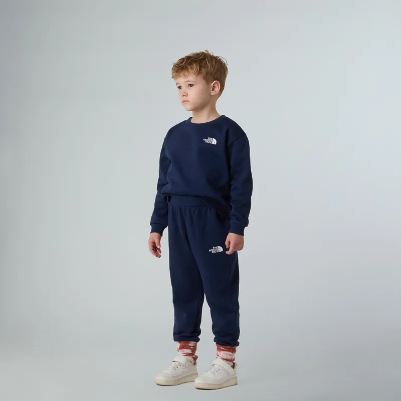 The North Face Kid's Simple Fleece Set in Summit Navy-2