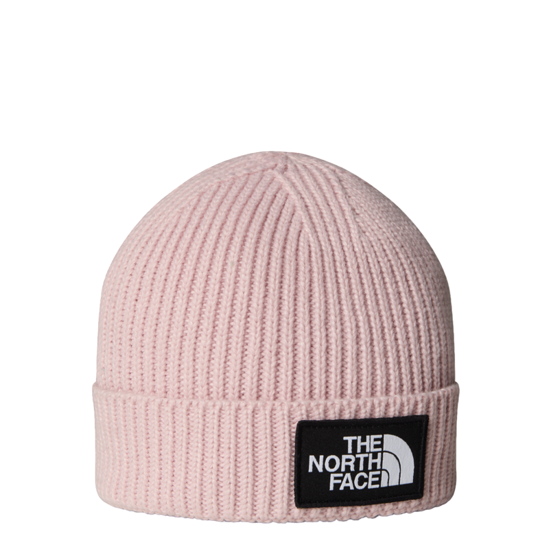 The North Face Baby Logo Box Beanie in Pale Blossom