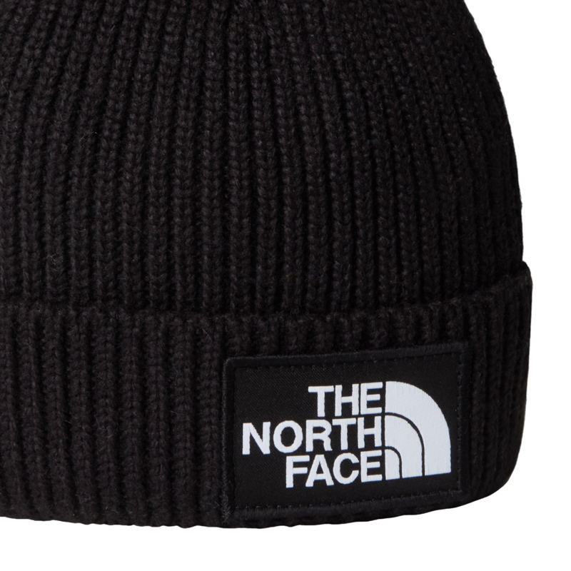 The North Face Baby Logo Box Beanie in Black-1