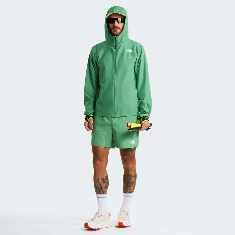 The North Face Men's Fontanales Wind Jacket in Dimmed Algae-2
