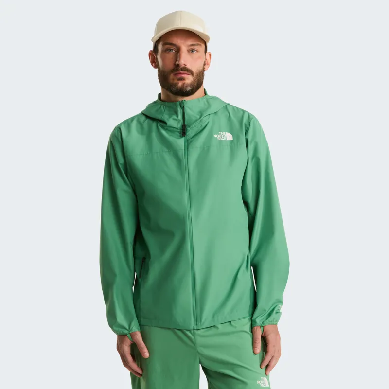 The North Face Men's Fontanales Wind Jacket in Dimmed Algae-3