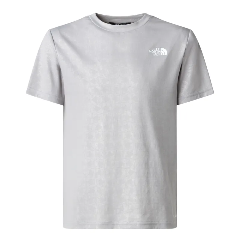 The North Face Teen's Pentadome Embossed 24/7 Tee in Meld Grey