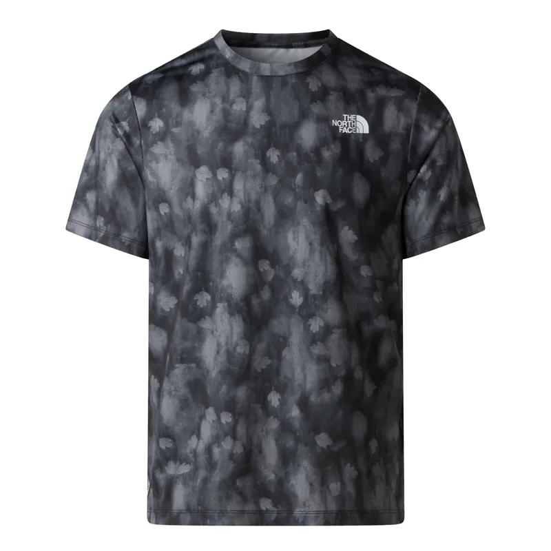 The North Face Men's 24/7 Print Tee in Black/Diffused Nature Print-1