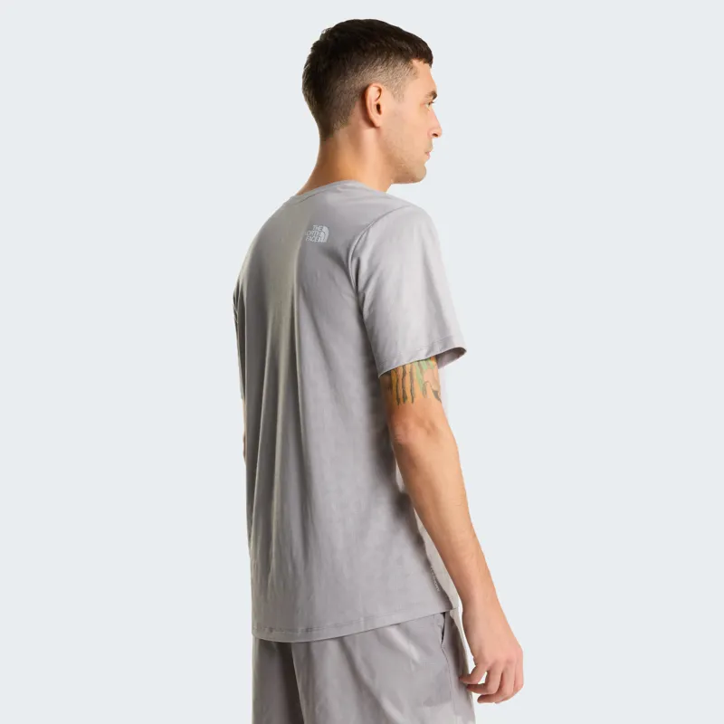 The North Face Men's 24/7 Pentadome Embossed Reg Tee in Meld Grey-5
