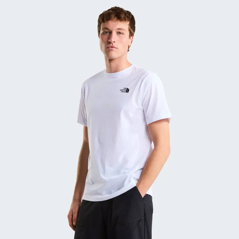 The North Face Men's Mountain Sketch Reg Tee in White-2