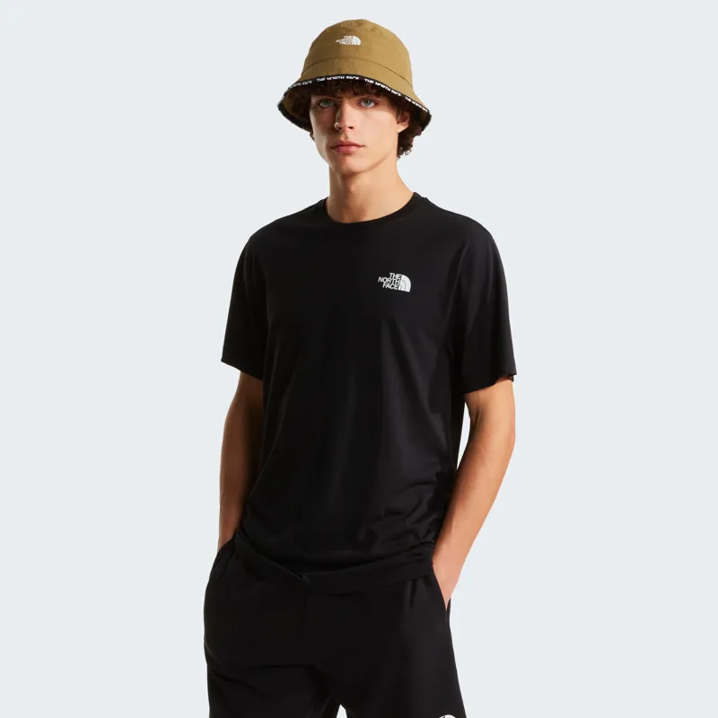 The North Face Men's Mountain Sketch Reg Tee in Black-2