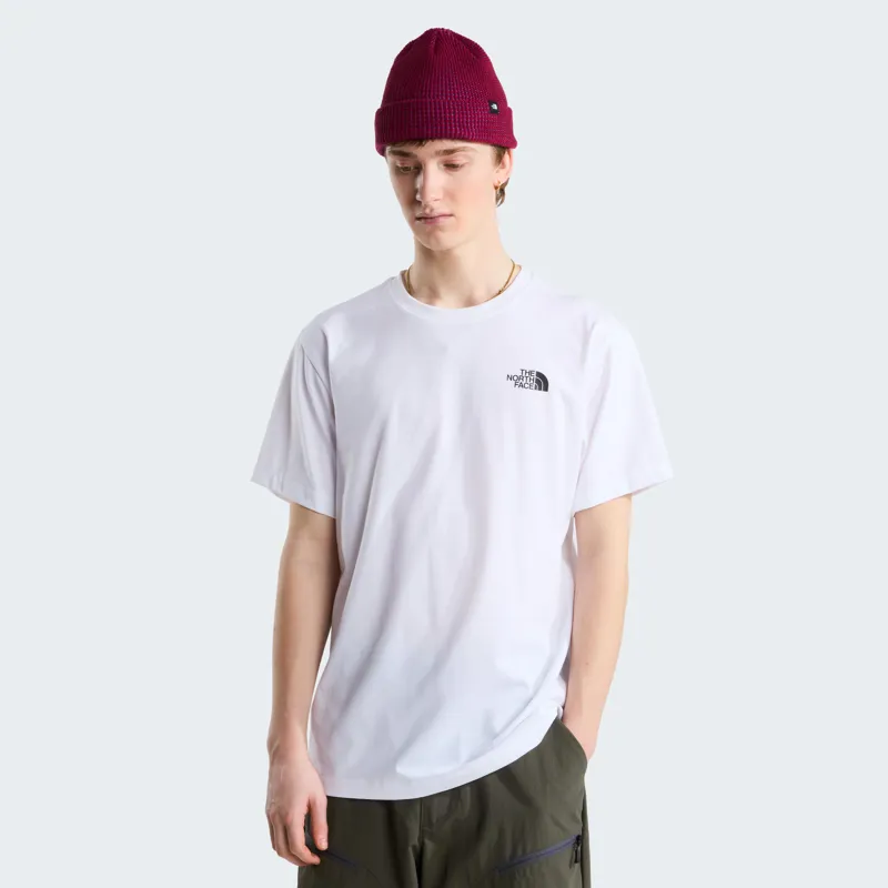 The North Face Men's Half Dome Photo Reg Tee in White-2