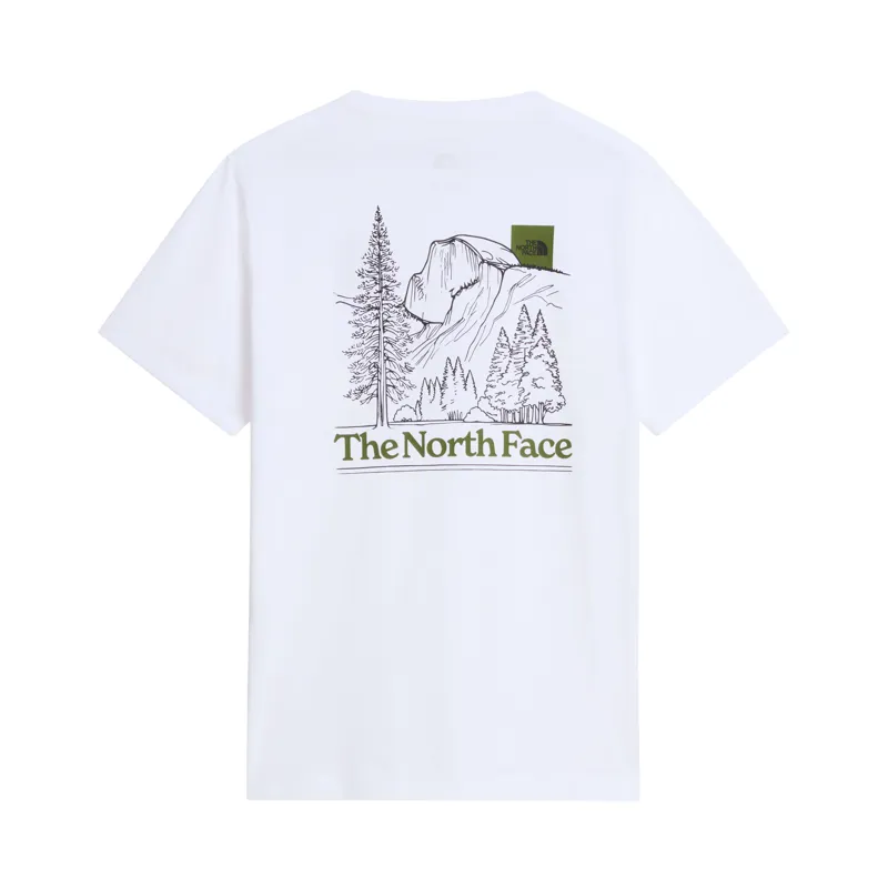The North Face Men's Monte Reg Tee in White-1