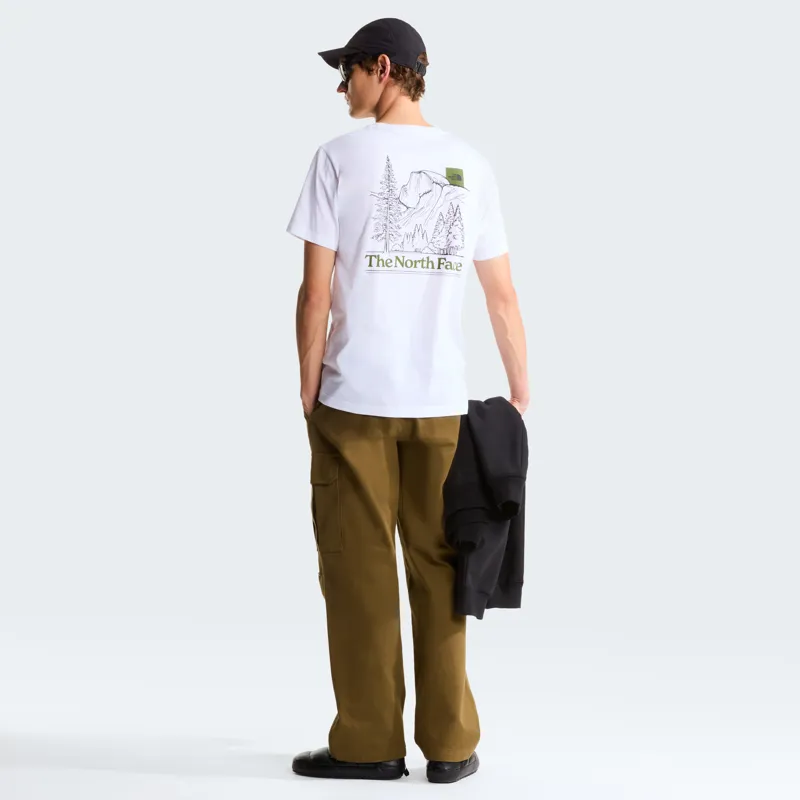 The North Face Men's Monte Reg Tee in White-4
