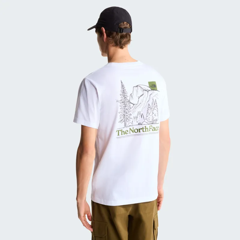 The North Face Men's Monte Reg Tee in White-3