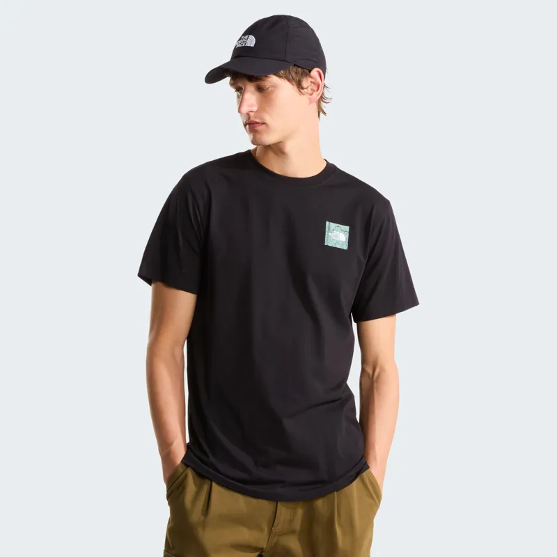 The North Face Men's Monte Reg Tee in Black-2