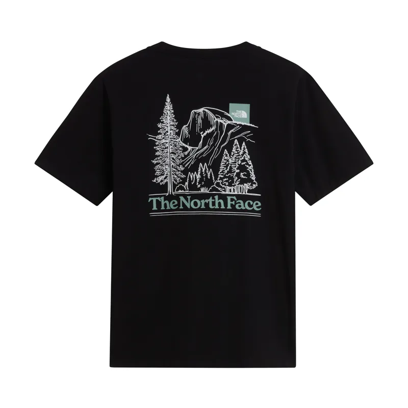 The North Face Men's Monte Reg Tee in Black-1