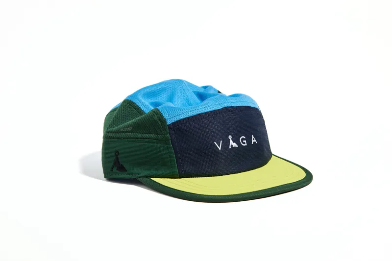 Vaga Club Cap in Bright Blue/Racing Green/Bright Yellow
