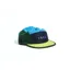 Vaga Club Cap in Bright Blue/Racing Green/Bright Yellow