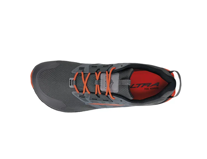 Altra Men's Lone Peak All-Weather Low 2 in Gray/Orange-2