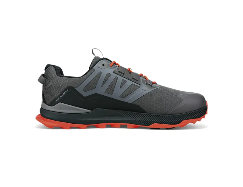 Altra Men's Lone Peak All-Weather Low 2 in Gray/Orange-1