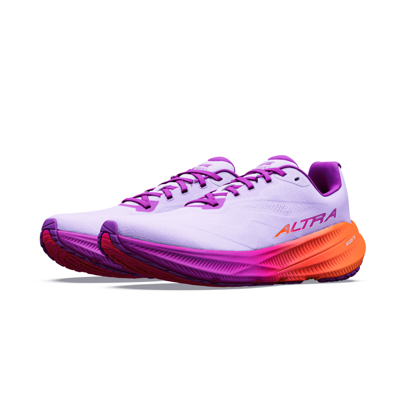 Altra Women's Experience Flow 3 in Lavender Fig/Peach Fluorescent/Pumpkin-3