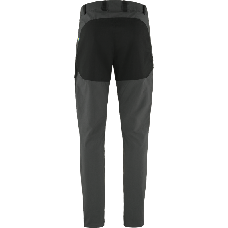 Fjallraven Men's Abisko Midsummer Long Trousers in Dark Grey-Black-1