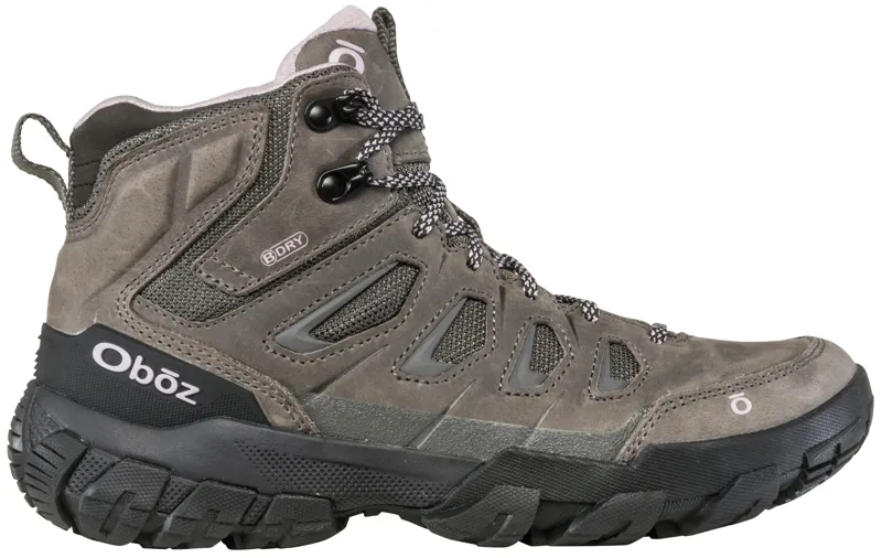 Oboz Women's Sawtooth X Mid Waterproof Wide Boots in Charcoal