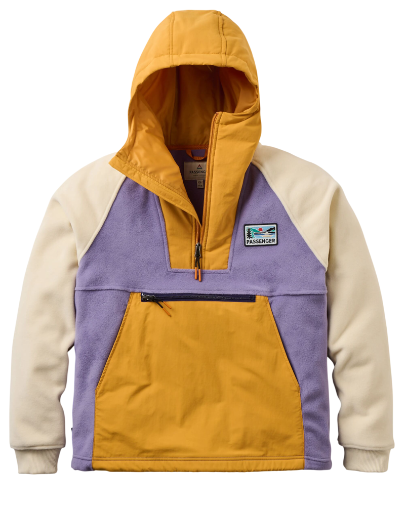 Passenger Women's Alexander Recycled Hooded Polar Fleece in Purple Haze