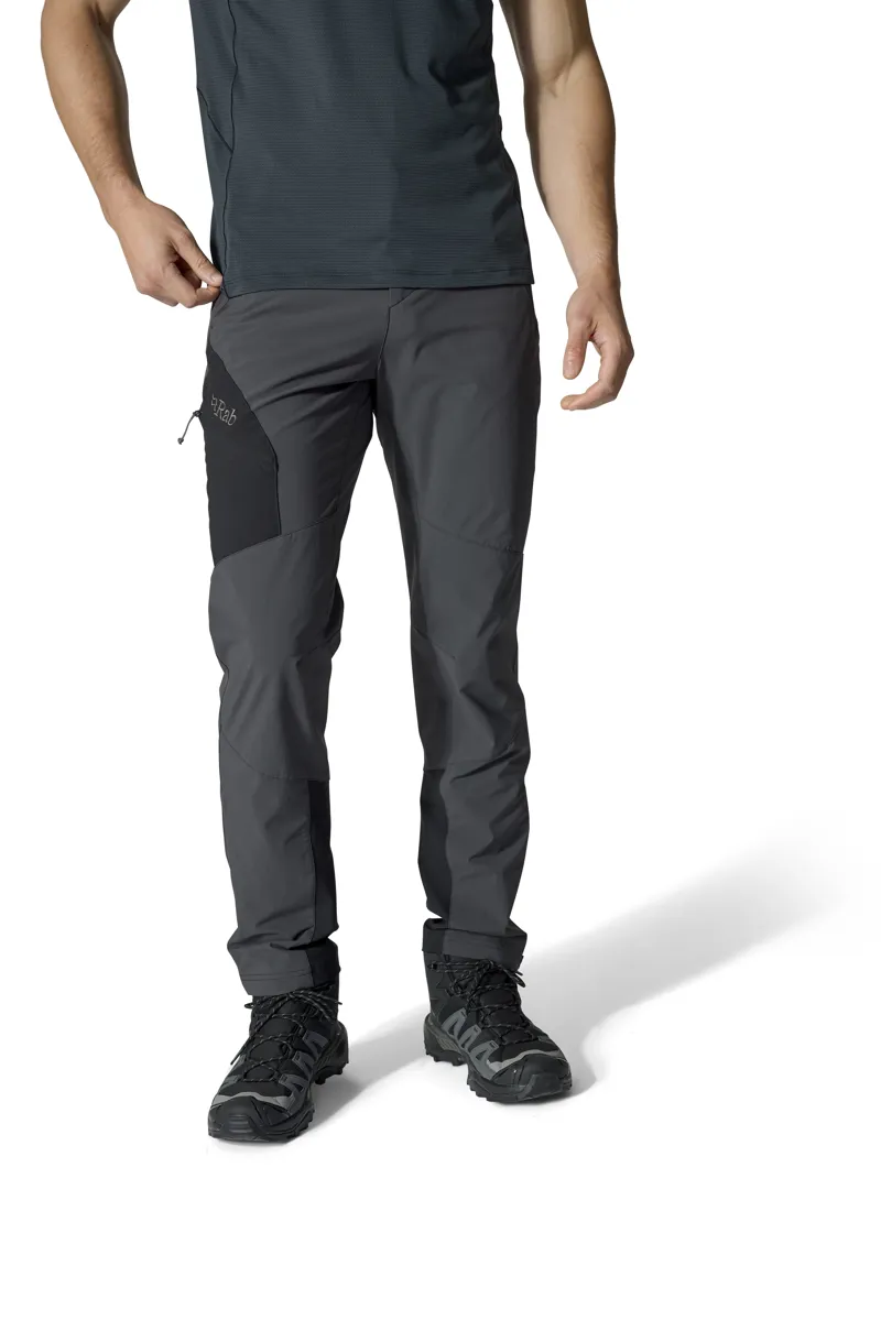 Rab Men's Ascendor Pants in Anthracite-4
