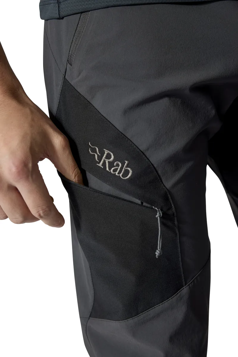 Rab Men's Ascendor Pants in Anthracite-6