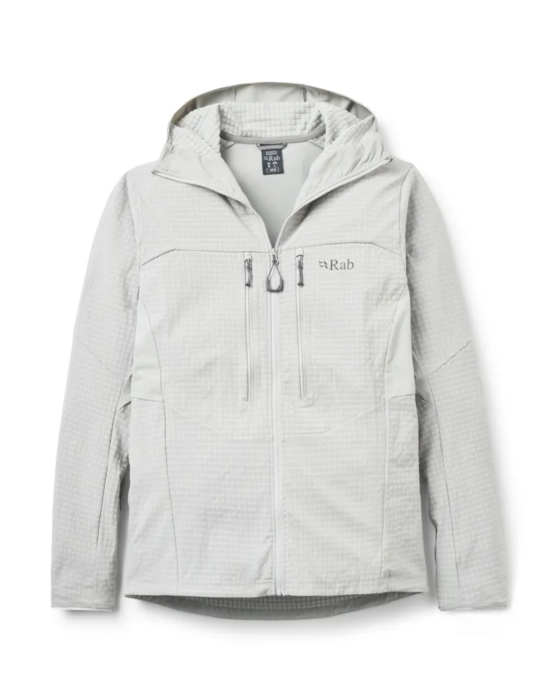 Rab Men's Ascendor Pro Hoody in Light Zinc