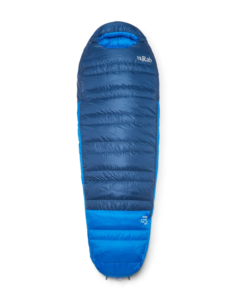 Rab Ascent -12C / 10F in Tempest Blue/Maya Blue
