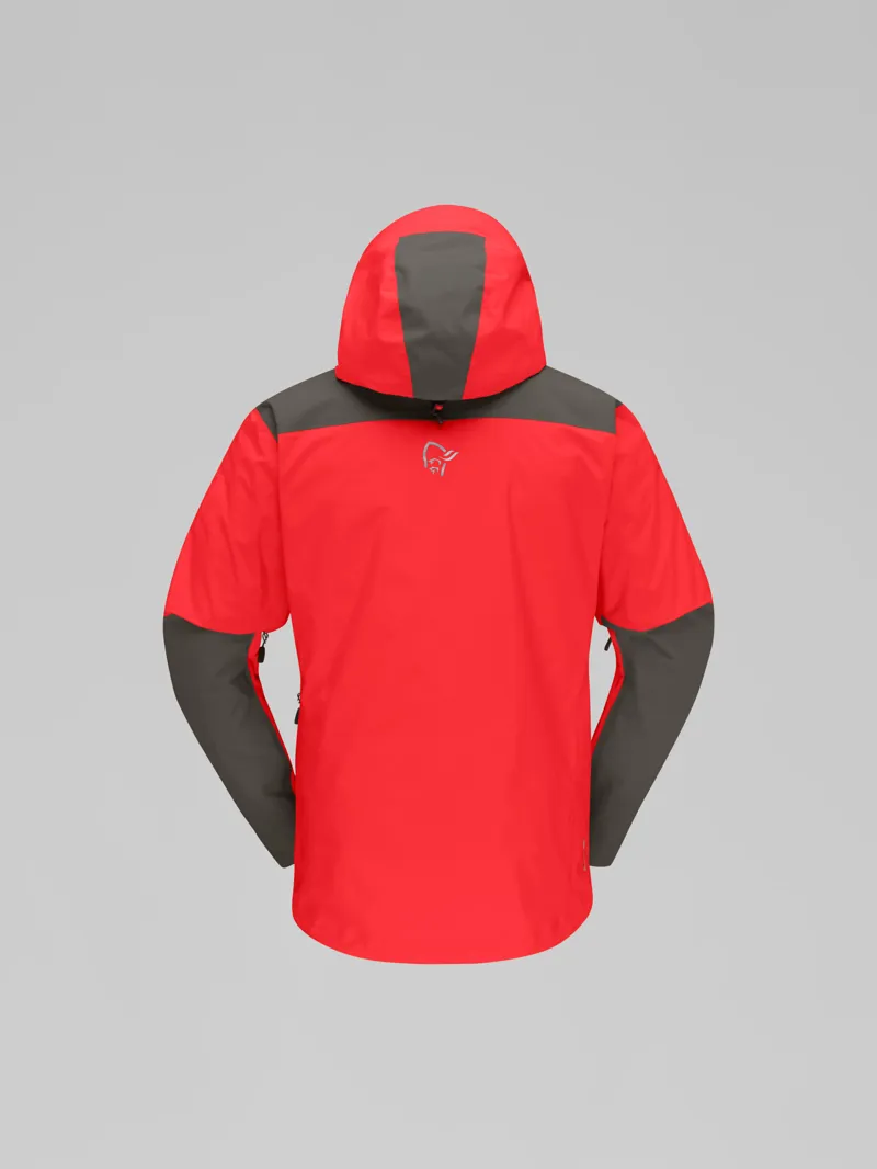 Norrona Men's Trollveggen Gore-Tex Pro Light Jacket in Flame Scarlet-2