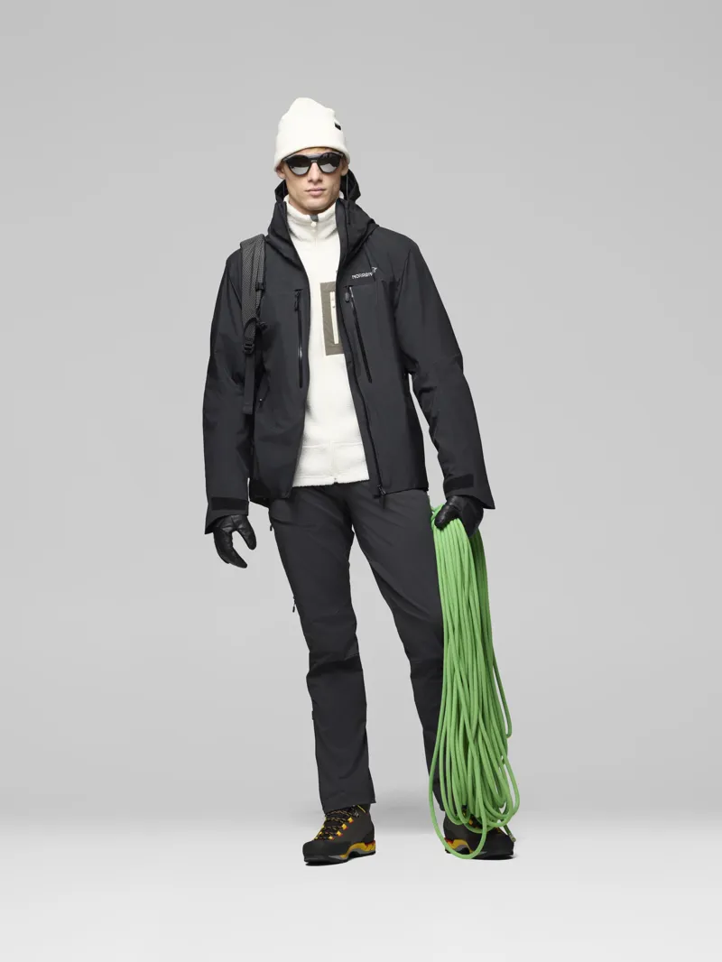 Norrona Men's Trollveggen Gore-Tex Pro Light Jacket in Caviar Black-3