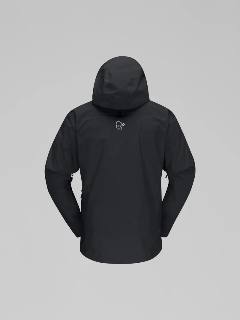 Norrona Men's Trollveggen Gore-Tex Pro Light Jacket in Caviar Black-2