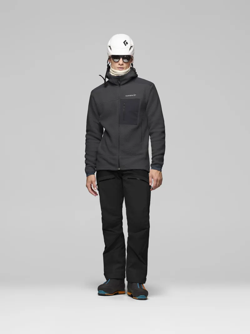 Norrona Men's Trollveggen Warm3 Zip Hood in Phantom-7