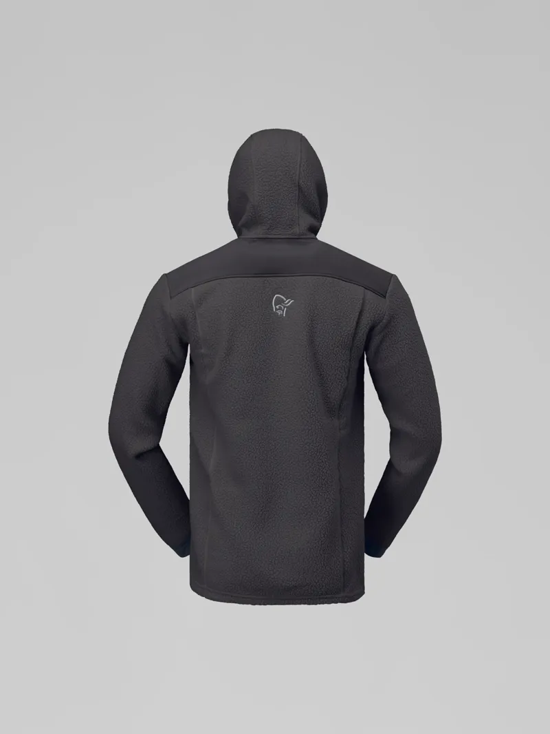 Norrona Men's Trollveggen Warm3 Zip Hood in Phantom-2