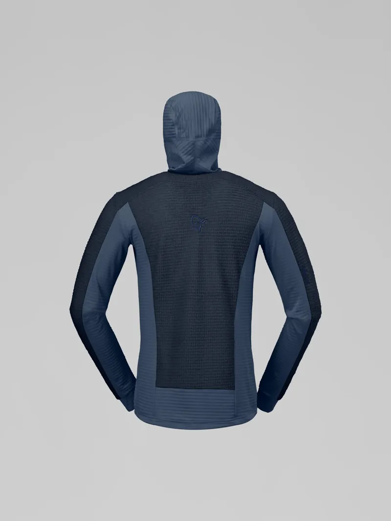 Norrona Men's Falketind Alpha120 Zip Hood in Indigo Night-2