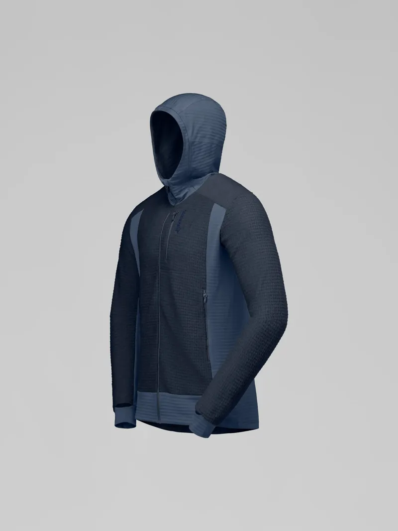 Norrona Men's Falketind Alpha120 Zip Hood in Indigo Night-1