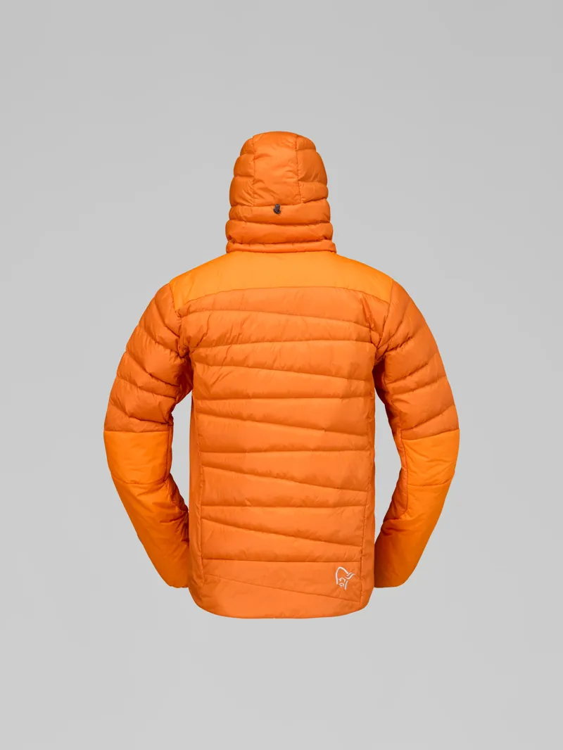 Norrona Men's Falketind Down750 Zip Hood in Gold Flame-2