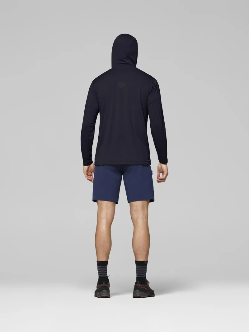 Norrona Men's Falketind Warm1 Hood in Caviar Black-6