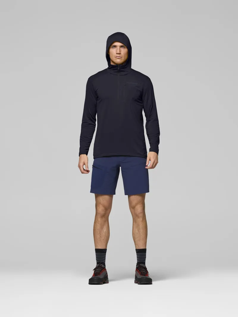 Norrona Men's Falketind Warm1 Hood in Caviar Black-3