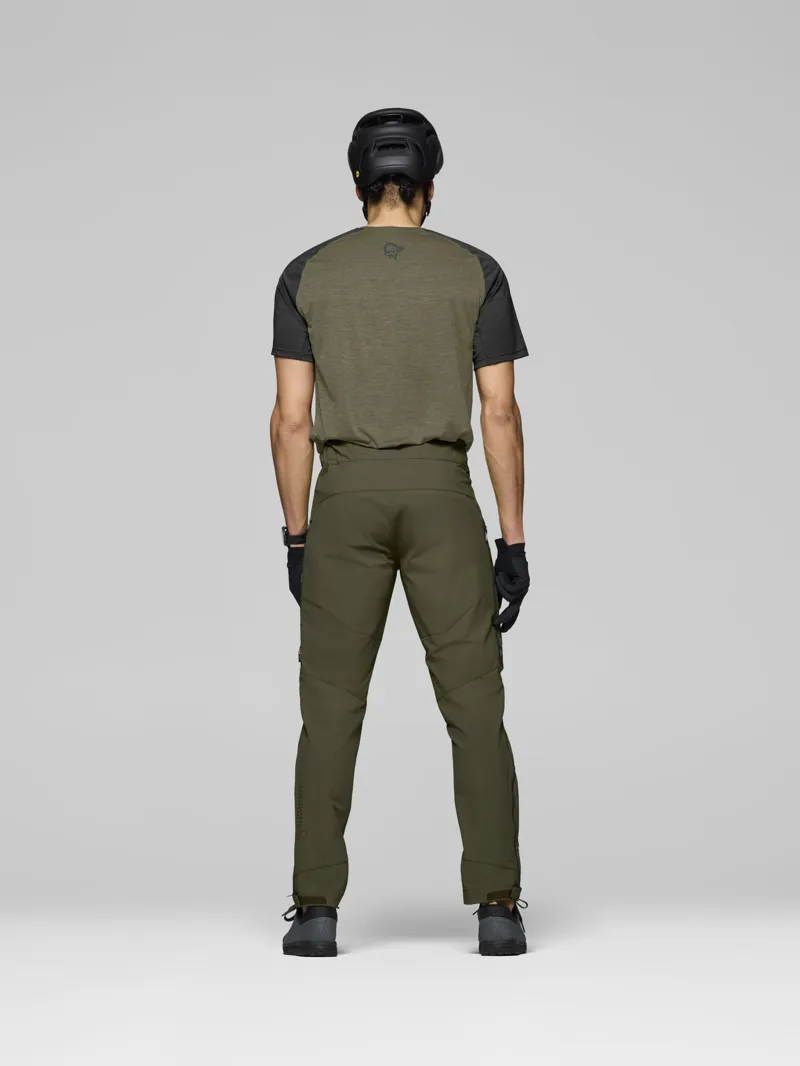 Norrona Men's Fjørå Flex1 Pants in Olive Night-5