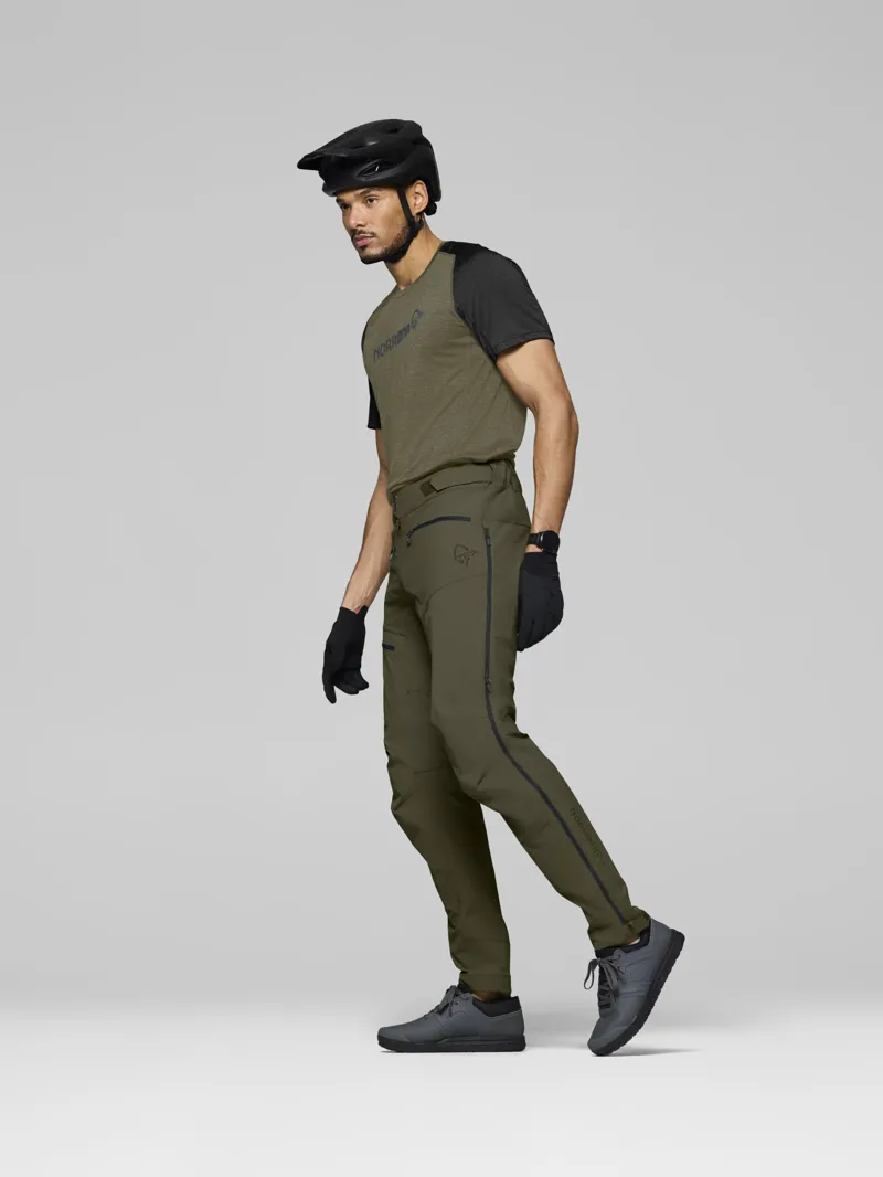 Norrona Men's Fjørå Flex1 Pants in Olive Night-4