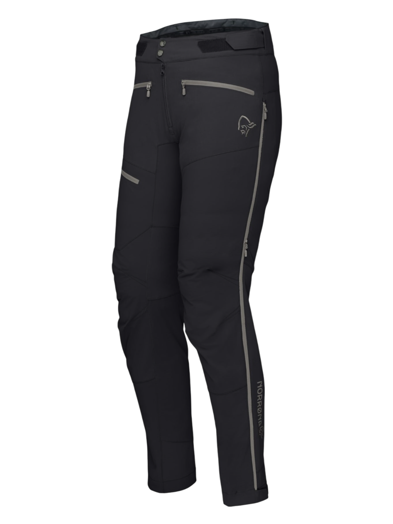 Norrona Men's Fjørå Flex1 Pants in Caviar Black