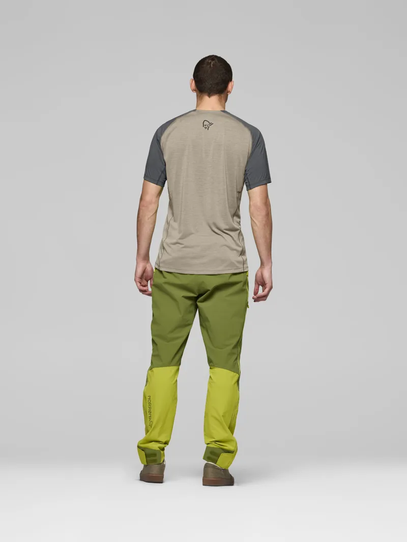 Norrona Men's Fjørå Equaliser Lightweight T-Shirt in Winter Twig/Beluga-6