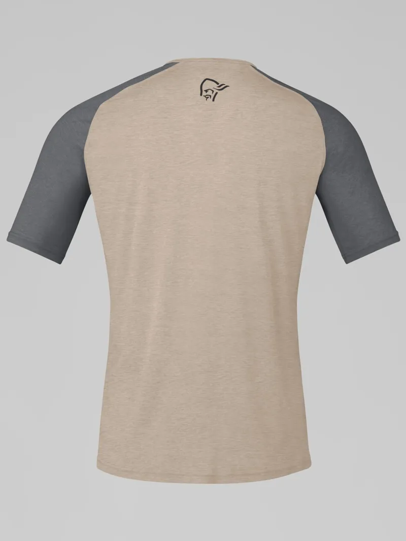 Norrona Men's Fjørå Equaliser Lightweight T-Shirt in Winter Twig/Beluga-2