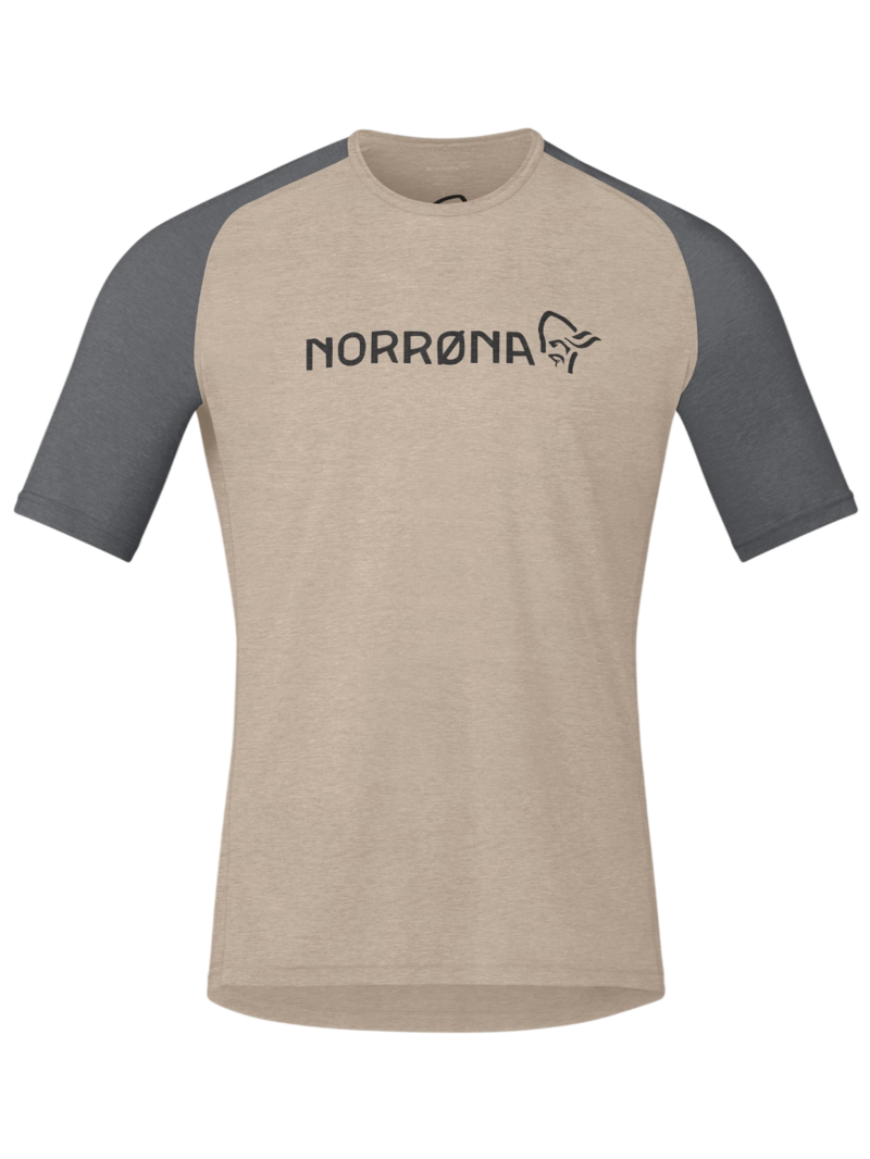Norrona Men's Fjørå Equaliser Lightweight T-Shirt in Winter Twig/Beluga