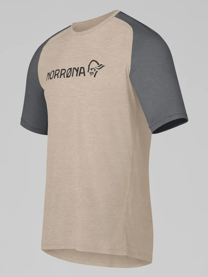Norrona Men's Fjørå Equaliser Lightweight T-Shirt in Winter Twig/Beluga-1