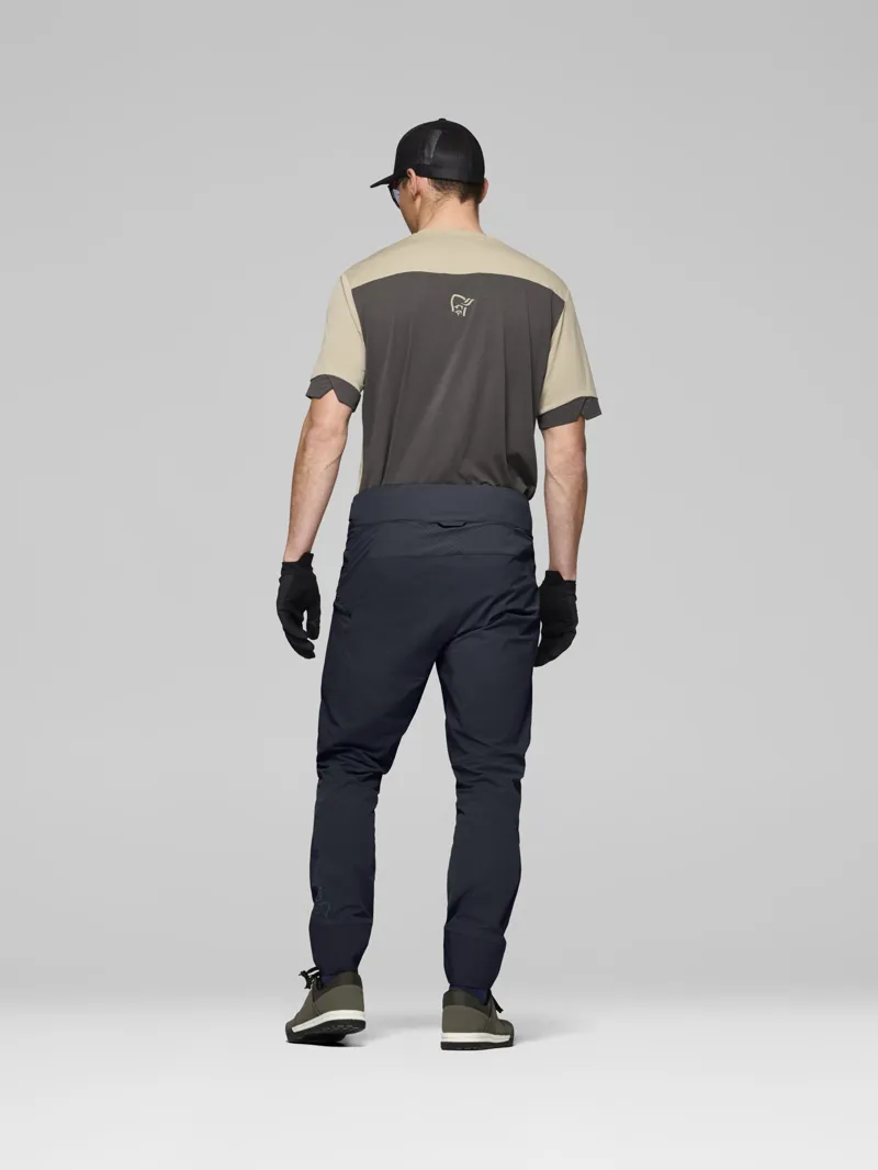 Norrona Men's Fjørå Flex1 Tech Pants in Caviar Black-6